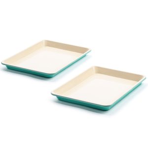 GreenLife Ceramic Nonstick 13 x 9 Cookie Sheet Set