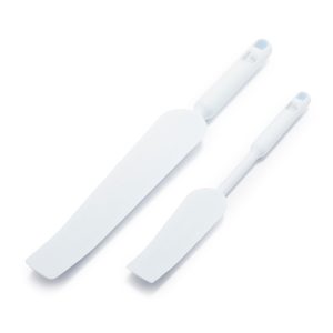 GreenLife Easy Reach Silicone Spatula. 2-Piece Set | White