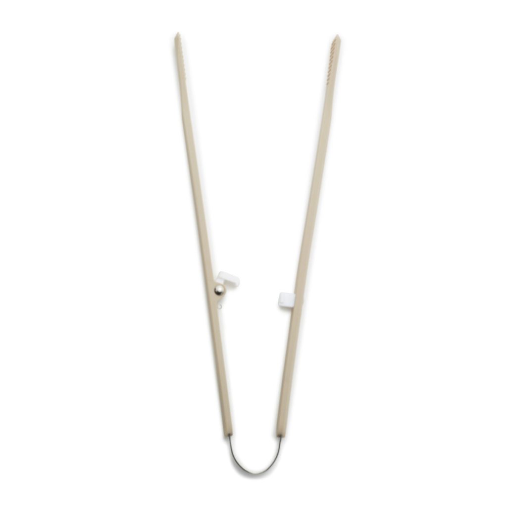 Platinum Silicone Tongs | Taupe