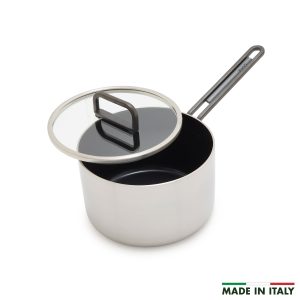 Stanley Tucci? Stainless Steel Ceramic Nonstick 2-Quart Saucepan with Lid