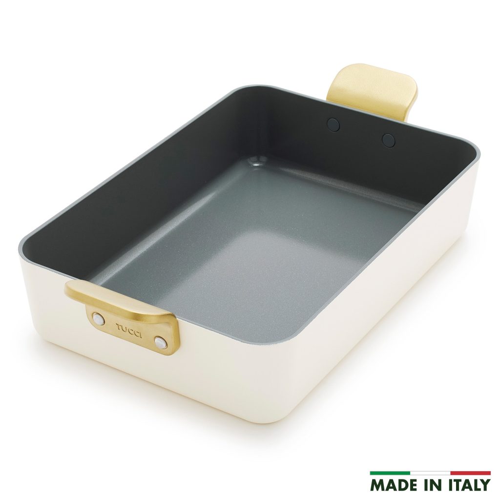 Stanley Tucci??Ceramic Nonstick Lasagna Pan | Carrara White