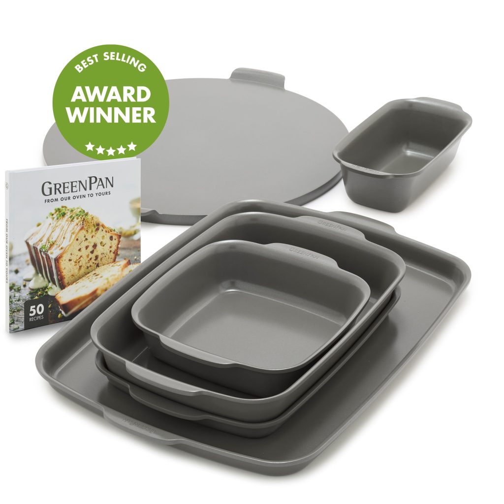 Premiere Ovenware Ceramic Nonstick 6-Piece Set | Gray