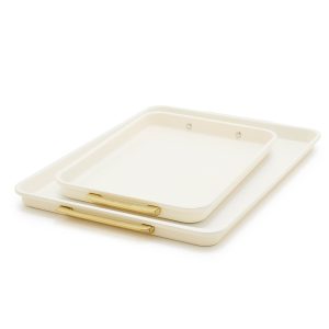 Reserve Bakeware 2-Piece Sheet Pan Set | Cream