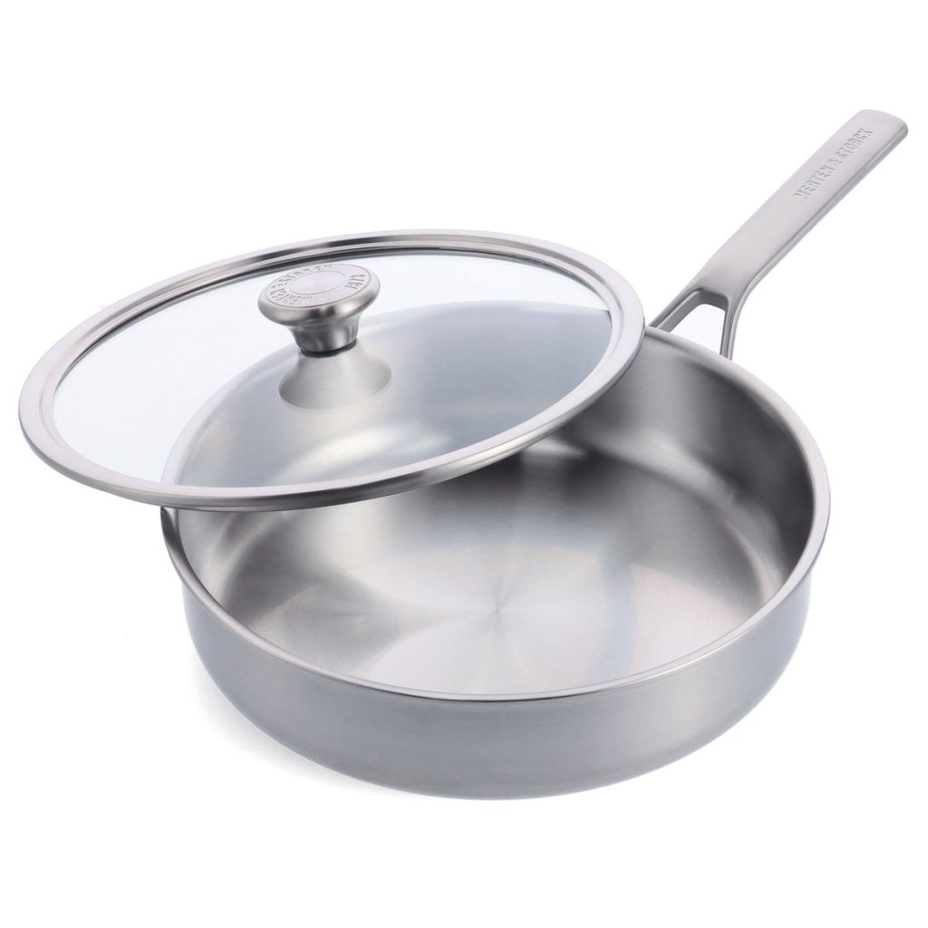 Merten & Storck Stainless Steel 3.5-Quart Saut?? Pan with Lid