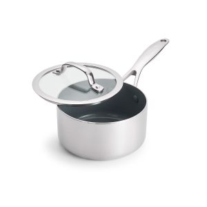 Valencia Pro Stainless Steel 1.6-Quart Saucepan with Lid