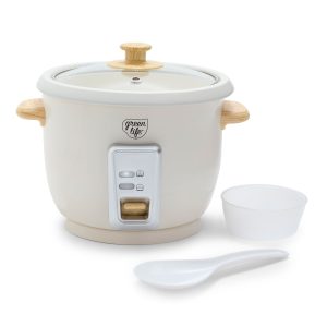 GreenLife 6-Cup Rice Cooker | Cream
