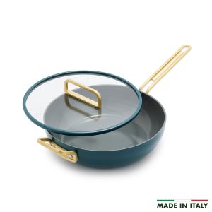 Stanley Tucci? Ceramic Nonstick 4.5-Quart Stanley Pan Jr. | Venetian Teal