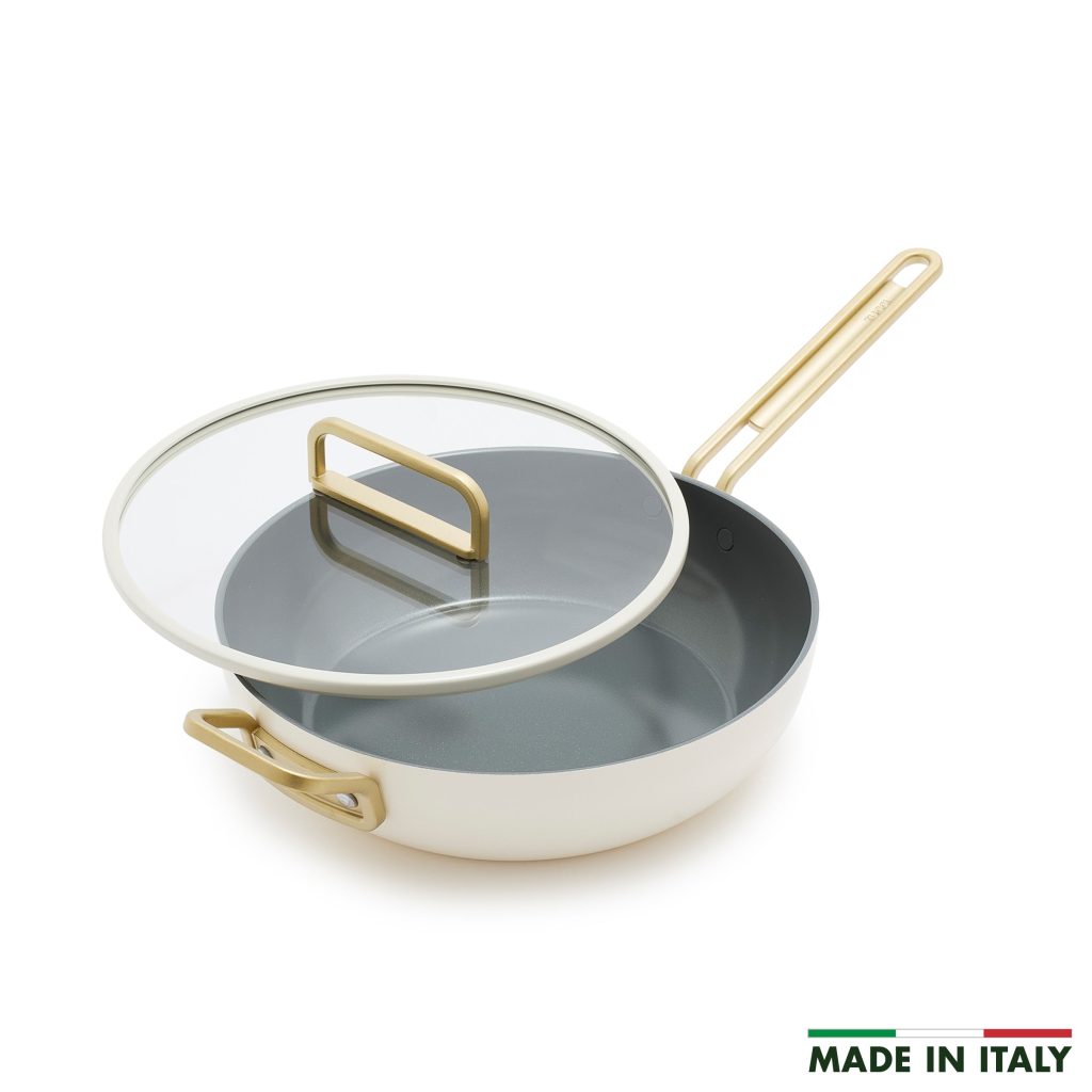 Stanley Tucci? Ceramic Nonstick 4.5-Quart Stanley Pan Jr. | Carrara White
