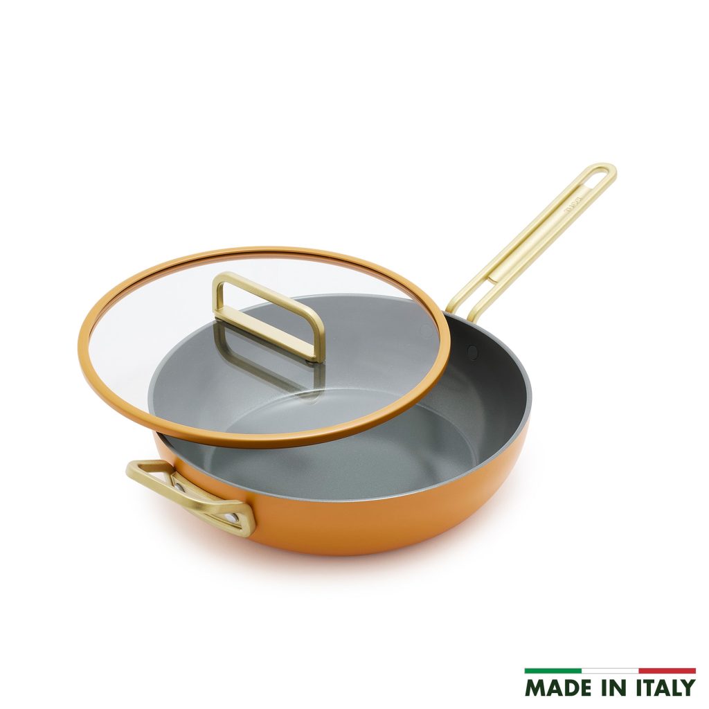 Stanley Tucci? Ceramic Nonstick 4.5-Quart Stanley Pan Jr. | Roma Gold