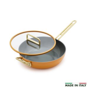 Stanley Tucci? Ceramic Nonstick 4.5-Quart Stanley Pan Jr. | Roma Gold