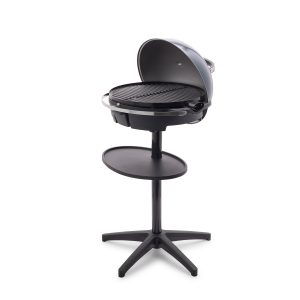 2-in-1 Portable Indoor/Outdoor Electric Grill & Griddle | Navy