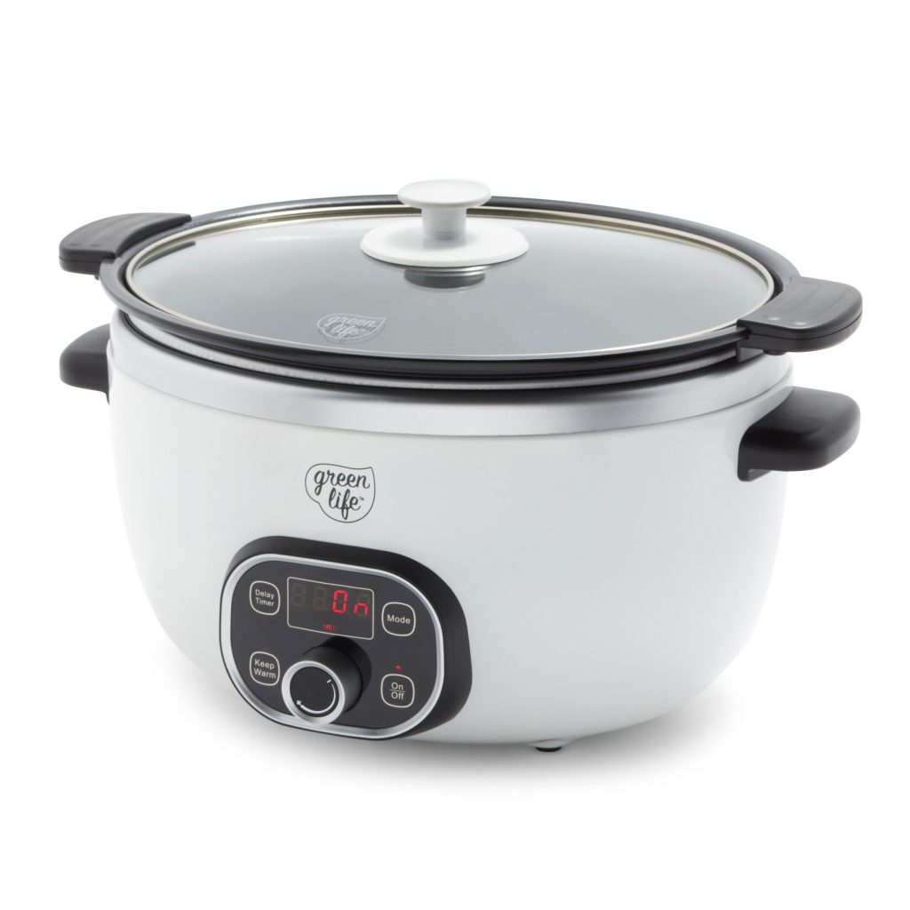GreenLife Healthy 8-Quart Slow Cooker | White