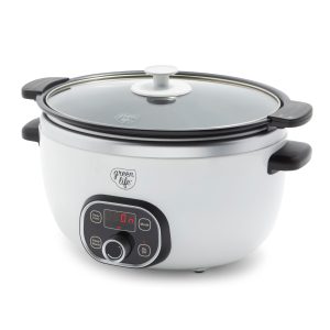 GreenLife Healthy 8-Quart Slow Cooker | White