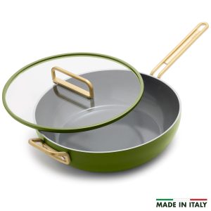 Stanley Tucci? Ceramic Nonstick 6.5-Quart Essential Stanley Pan | Tuscan Olive