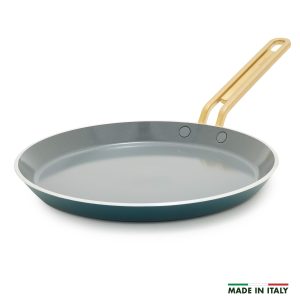 Stanley Tucci? Ceramic Nonstick 10 Crepe and Omelette Pan | Venetian Teal