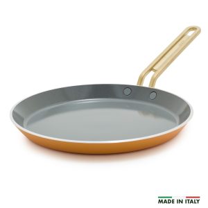 Stanley Tucci? Ceramic Nonstick 10 Crepe and Omelette Pan | Roma Gold