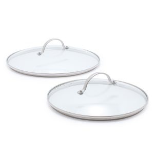 GreenPan Glass Lid Set - 8 & 10