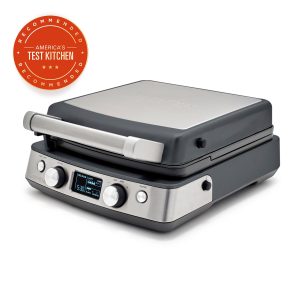 Elite Ceramic Nonstick 4-Square Waffle Maker | Graphite