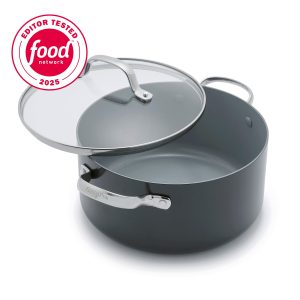 Valencia Pro Ceramic Nonstick 5.5-Quart Stockpot with Lid