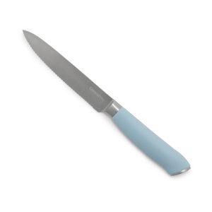 Titanium Cutlery 5 Serrated Utility Knife | Blue Haze