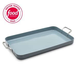 Valencia Pro Ceramic Nonstick 18 x 11 Double Burner Griddle