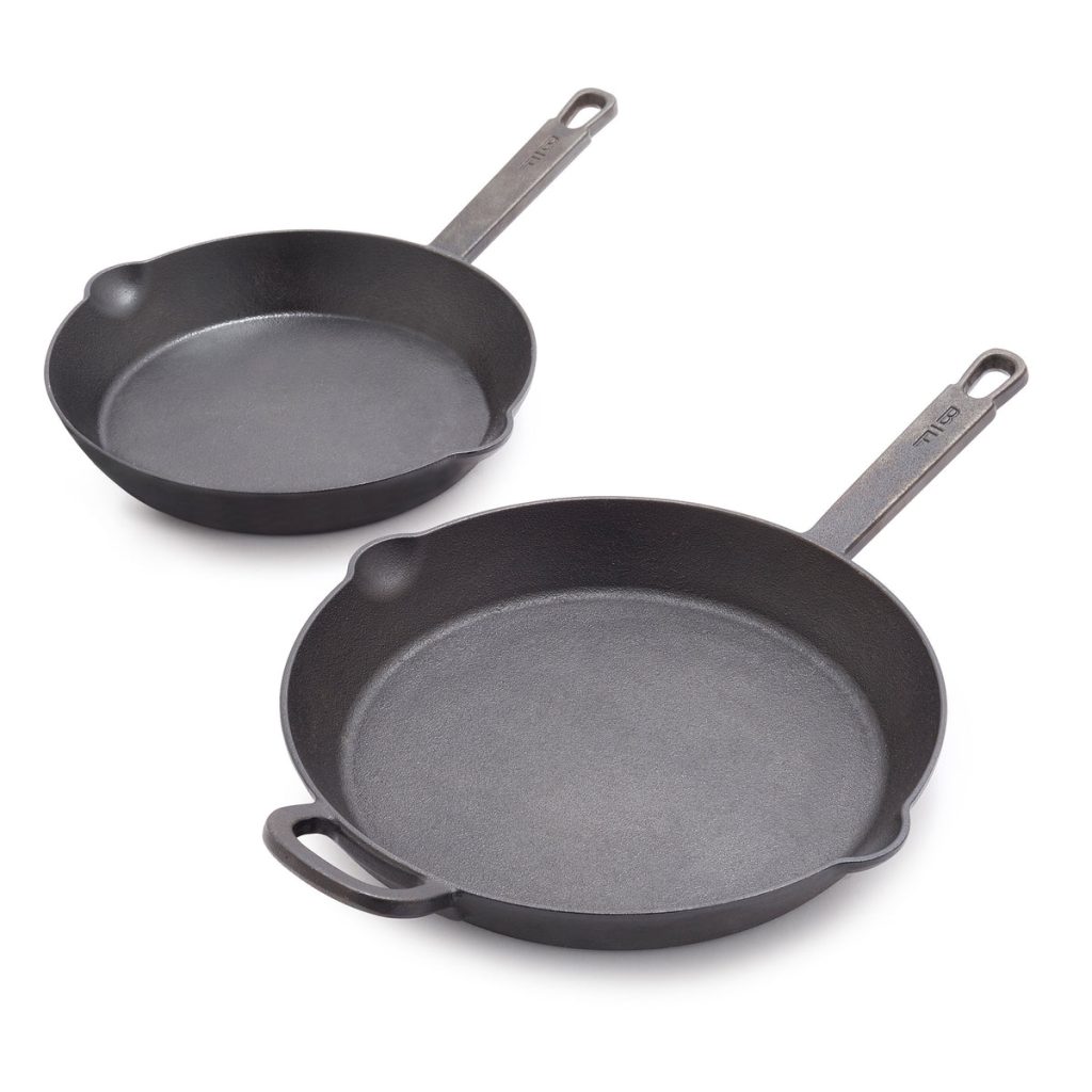 Bobby Flay by GreenPan 8 and 10 Cast Iron Frypan Set