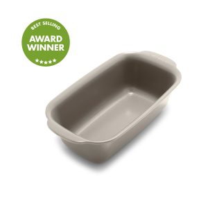 Premiere Ovenware Ceramic Nonstick 1 lb. Loaf Pan | Taupe